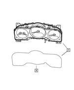 68141081AA - Electrical: Instrument Panel Cluster for Mopar Image