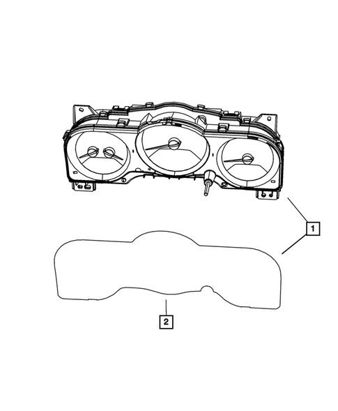 Instrument Panel Cluster for 2012 Jeep Liberty #0