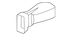 95853126700 - Body: Door Check Cover for Porsche Image