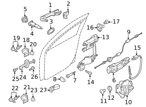 Front Door for 2014 Porsche Cayenne #1