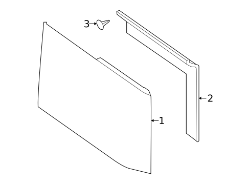 Interior Trim - Cab for 2018 Nissan TITAN XD #7