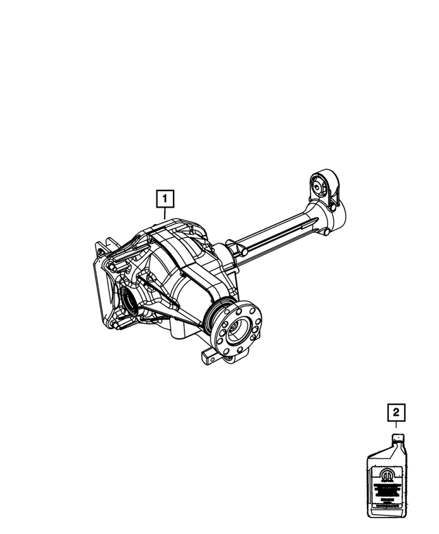 « 68019332AC – Front Axle; Dana 186 MM; Differential and Drive Line : Avant, Réparation Essieu pour Mopar Image »