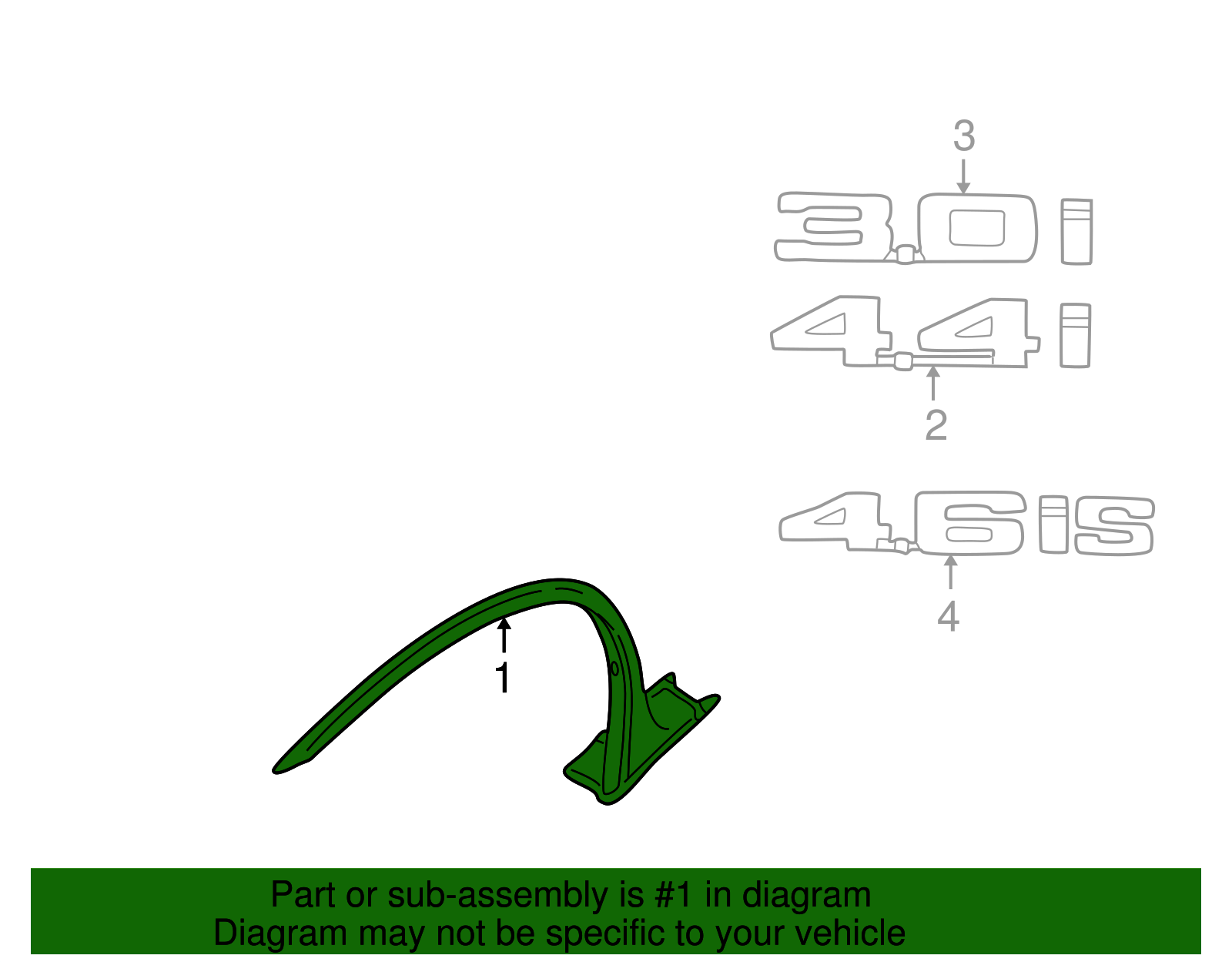 Wheel Flare - BMW (51717051037)