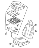 5189817AA - Interior Trim: Occupant Classification System Bladder Repair Kit for Mopar Image