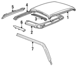 ZZM170640 - Body: Reinforcement for Mazda: B2300, B3000, B4000 Image