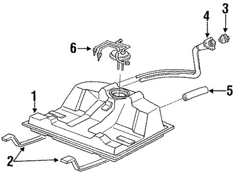 Fuel System Components for 1993 Chevrolet Lumina #0