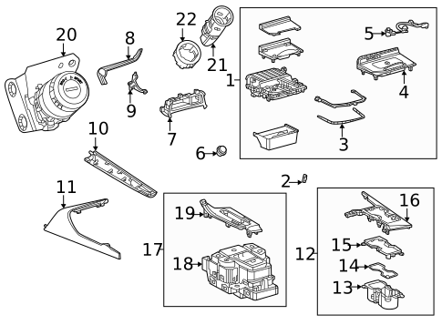 Center Console for 2025 Lexus NX250 #3