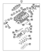 6036543AA - Engine: Pipe Plug for Chrysler: Concorde, PT Cruiser, Sebring, Voyager | Dodge: Caravan, Durango, Intrepid, Neon, Ram 1500, Stratus, Viper | Jeep: Grand Cherokee, Grand Cherokee L, Liberty, Wrangler | SRT: Viper Image