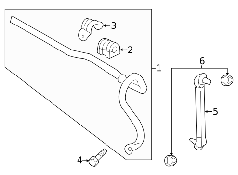 Stabilizer Bar & Components for 2023 GMC Terrain #0