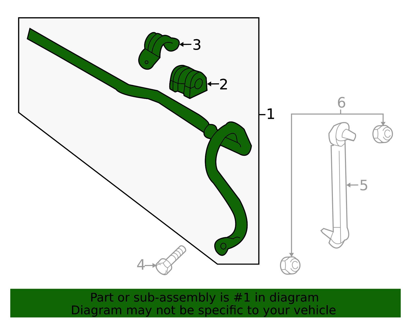 84161351 - Stabilizer Bar 2018-2024 GM | GM Parts Warehouse