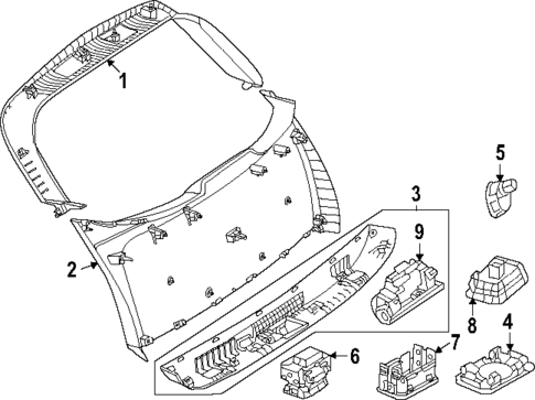 Interior Trim for 2025 Mercedes-Benz GLC350e #0
