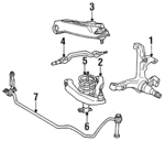 5U2Z18V124ND - Suspension: Shock Absorber for Ford: Country Squire, LTD, LTD Crown Victoria | Mercury: Colony Park, Grand Marquis, Marquis Image