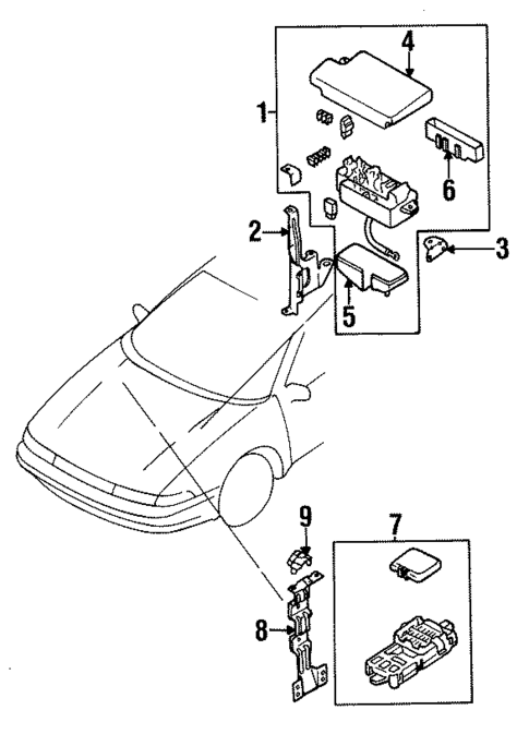 Electrical Components for 1997 Subaru SVX #0