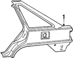 6160132901 - Body: Quarter Panel for Toyota: Camry Image