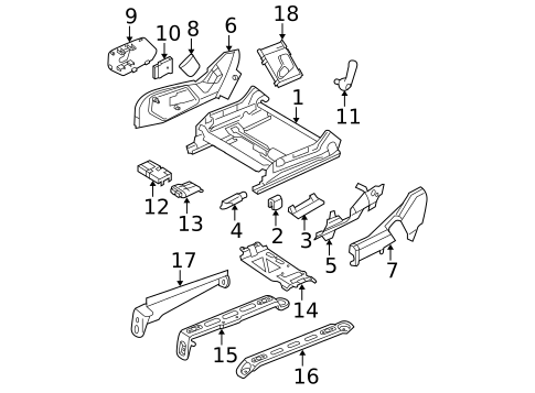 Tracks & Components for 2008 Jeep Commander #1