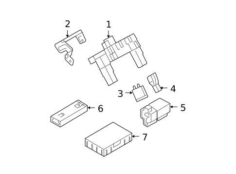 Electrical Components for 2008 Nissan Versa #1