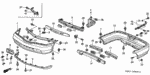 9390446120 - Interior/Bumper: SCREW, TAPPING (6X12) for Acura Image