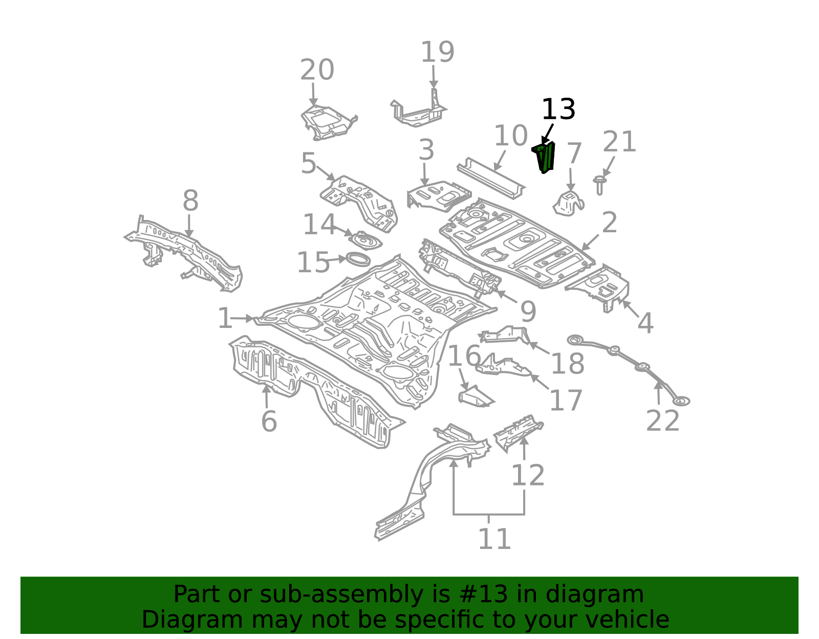 51150-JU50A - High-Quality Tie Down Hook for 2009-2022 Infiniti ...