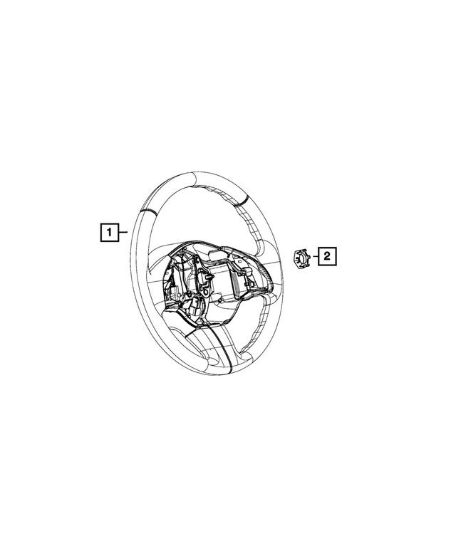 1RU70KJ2AF - Steering: Steering Wheel for Mopar Image image