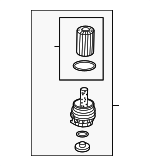 156500S010 - Engine: Filter Assembly for Toyota: Land Cruiser, Sequoia, Tundra Image