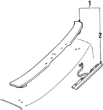 F83Z5444210AAA - Body: Spoiler for Mercury: Mystique Image