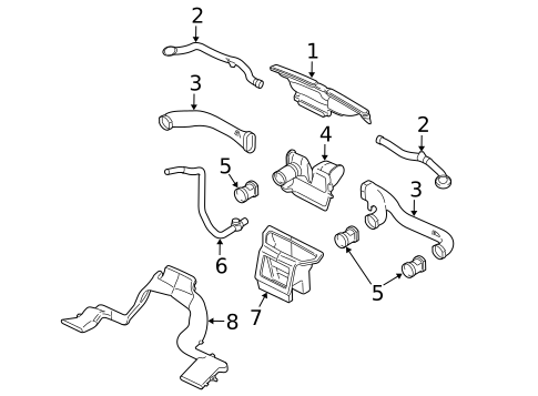 Ducts for 2004 Ford Expedition #0