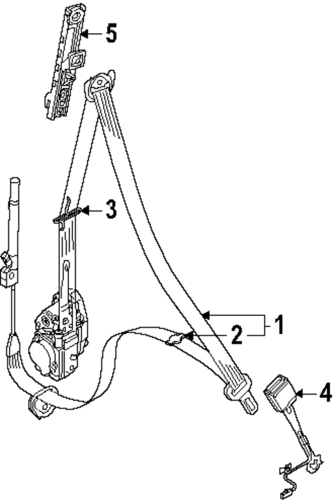 Front Seat Belts for 2025 Audi Q6 e-tron #0