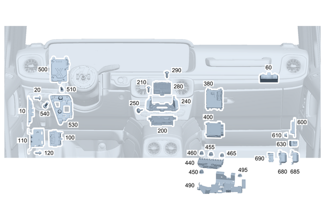 4659008200 - : Control Unit for Mercedes-Benz: G580 Image