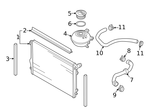 Radiator & Components for 2017 Audi TTS Quattro #2