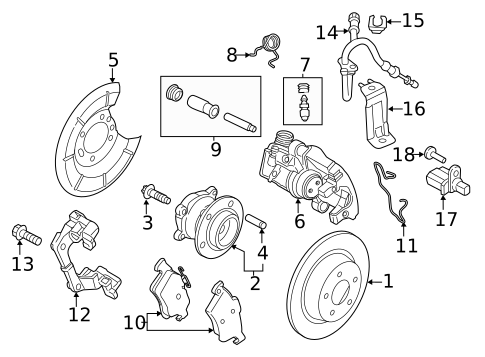 Brake Components for 2014 Ford Transit Connect #0