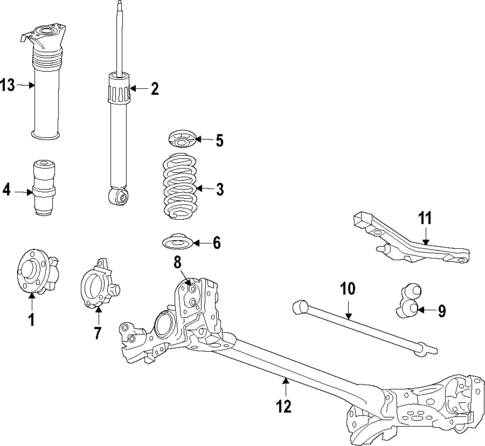 Rear Axle for 2019 Chevrolet Cruze #0