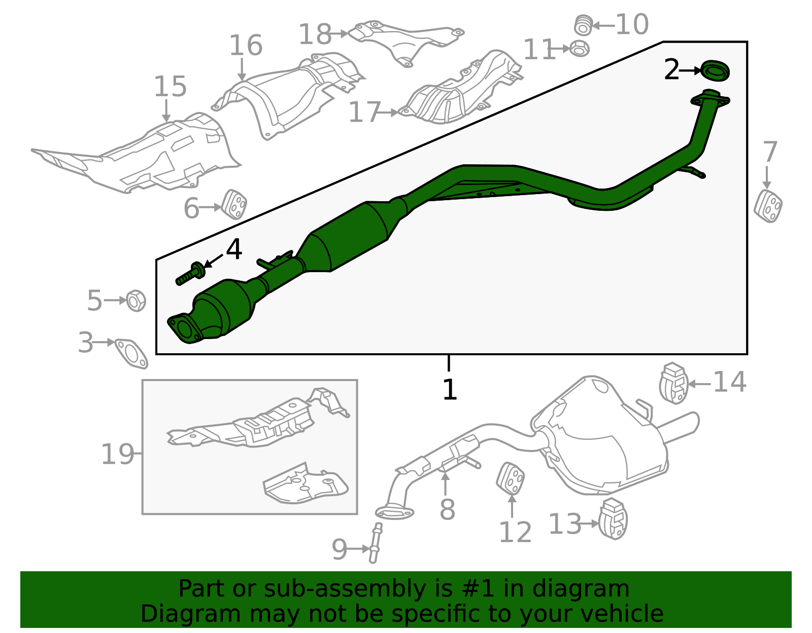 L587-20-55X - Catalytic Converter 2012-2015 Mazda 5 | Mazda-Parts