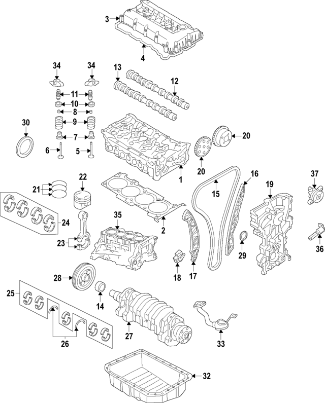 2441003HA0 - : Engine Timing Chain Tensioner for Hyundai Image