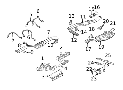 Mufflers for 2004 BMW 325Ci #0