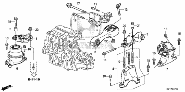 Engine Mounts (MT) for 2016 Honda CR-Z #0
