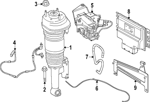 Struts & Components for 2024 BMW i5 #1