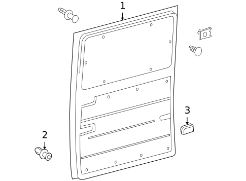 Interior Trim - Side Door for 2004 Dodge Sprinter 3500 #0
