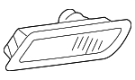 208820022164 - Electrical: Side Marker Lamp for Mercedes-Benz Image