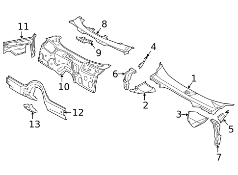 Cowl for 2023 Toyota GR Supra #1