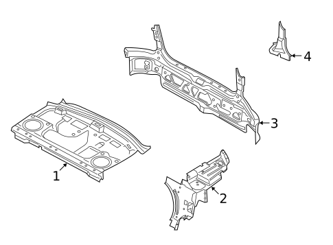 Rear Body for 2008 Ford Taurus #0