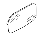 8D0857535C - Body: Mirror Glass for Audi Image