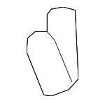 5802A409 - : Lift Cylinder Bracket for Mitsubishi: Mirage Image