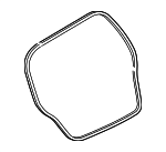 5815A092 - : Weatherstrip for Mitsubishi: Mirage Image