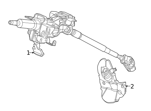 Steering Column Assembly for 2013 Honda Civic #0