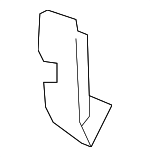 XR82200 - Body: Wheelhouse Liner Mount Bracket for Jaguar Image