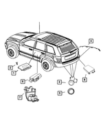 56054146AE - Electrical: Parking Assist Module for Mopar Image