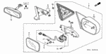 76242S84G01 - Interior/Bumper: SHAFT ASSY., ACTUATOR for Honda Image