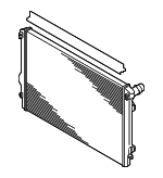 8V0121251B - Cooling System: Radiator Assembly for Audi Image