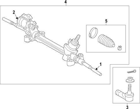 Steering Gear & Linkage for 2024 Lexus NX350h #1