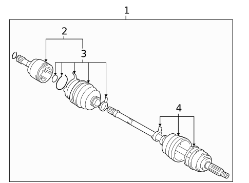Drive Axles for 2007 Suzuki Aerio #2